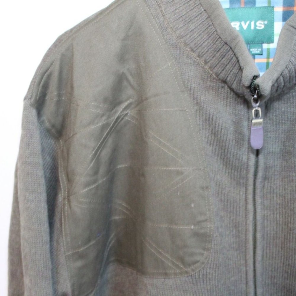 Orvis Ultimate Foul Weather Full Zip Up Wool Sweater Lined Green Men's XL H12161 - Picture 5 of 12